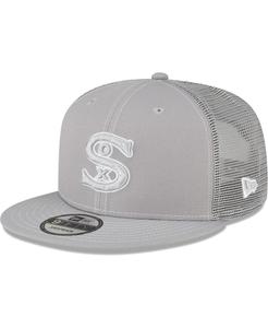 Мужская серая кепка Snapback Chicago White Sox 2023 для тренировок на поле 9FIFTY New Era