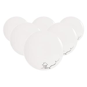 Завтракная тарелка Завтракная тарелка Statement Lines ø 21,2 см, набор 6 шт., белая Villeroy & Boch, белый