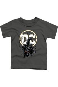Футболка с коротким рукавом Batman DC Comics для детей Gildan, Charcoal