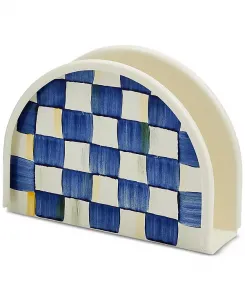 Салфетница с эмалированным узором «Королевская клетка» Mackenzie-Childs, multi