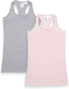 Комплект из 2 платьев для сна для девочек Calvin Klein, Crystal Pink/Heather Gray
