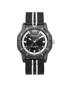 Мужские часы Mission, алюминиевый корпус, черный нейлоновый ремешок Mark Maddox, черный