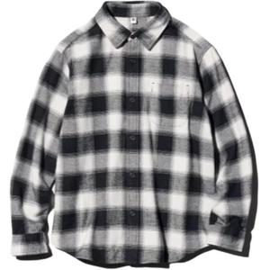 Детская повседневные рубашка UNIQLO, черный