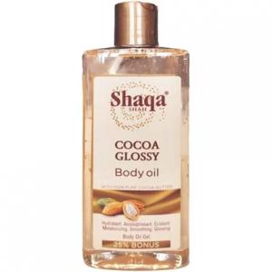 Масло для тела Cocoa Glossy, 100% чистое масло какао Shaqa