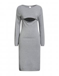Платье миди Tensione In, светло-серый