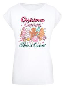 Футболка F4NT4STIC Extended Shoulder T-Shirt Weihnachten Dont Count Candy, белый
