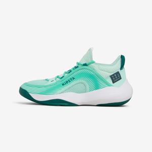 ALLSIX Женские/мужские волейбольные кроссовки Stability 500, зелёные