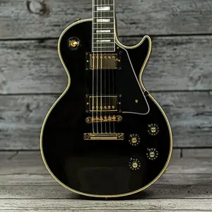 Gibson Custom 1968 Les Paul Custom Reissue Глянец - Эбен