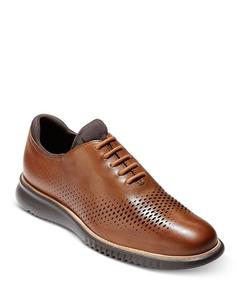 Мужские оксфордские туфли 2.ZERØGRAND Laser Wingtip Cole Haan, коричневый