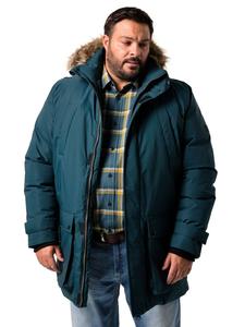 Men Plus Парка темно-зеленого цвета