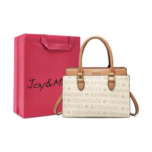 Joy&Mario Классический практичный женский рюкзак из ПВХ для поездок на работу, Ecru-930083