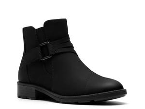 Ботинки Clarks Adalynn Faye Bootie, Black Nubuck Leather