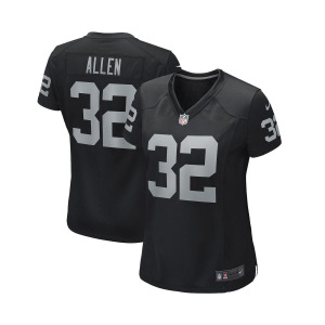 Женская футболка marcus allen black las vegas raiders game для пенсионеров Nike, черный