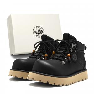 Palladium Ботинки Martin, унисекс, черный, красные, желто-коричневый