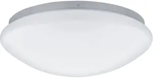 Светодиодный потолочный светильник Paulmann "Леонис", 1 лампочка Ø 28,0 см, Высота: 9,5 см, белый