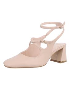 Ital-Design Туфли на высоком каблуке бежевого цвета