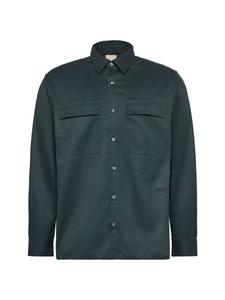 Calvin Klein Рубашка на пуговицах комфортного кроя в цвете антрацит