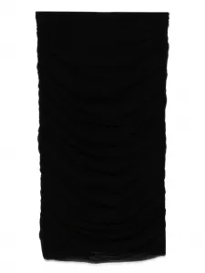 Мини-юбка со сборками Federica Tosi, черный