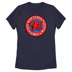 Футболка с принтом "High School Musical: Младшие" — "Всегда дикий кот" Disney, синий