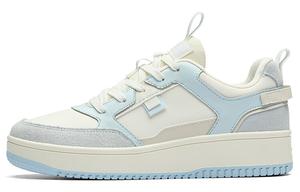 Кроссовки для скейтбординга Life Collection женские с низким верхом, белые/зеленые/розовые Anta