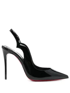 Туфли Hot Chick 110 с ремешком на пятке Christian Louboutin, черный