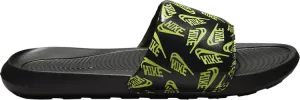 Сандалии Nike Victori One Slide 'Repeat Logo - Black Volt', черный