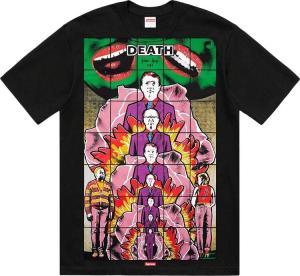 Футболка Supreme Gilbert And George DEATH Tee 'Black', черный