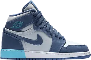 Кроссовки Air Jordan 1 Retro High GG Blue Moon, синий