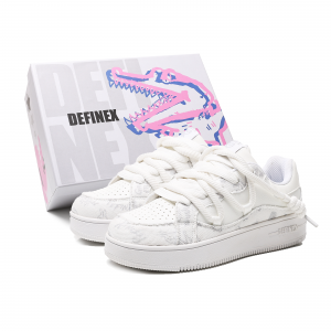 DEFINEX Кроссовки для скейтбординга унисекс, низкие, белые