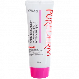 Purederm мелкозернистый разглаживающий и осветляющий скраб для лица, 100 г