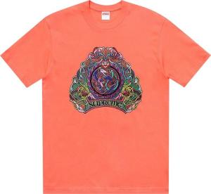 Футболка Supreme Knot Tee 'Neon Orange', оранжевый