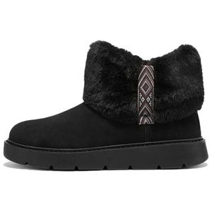 Зимние ботинки женские Skechers с отделкой бисером, черный