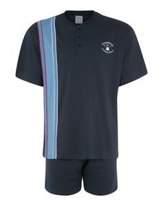 Короткая пижама LE JOGGER, цвет marine blue/Royal blue