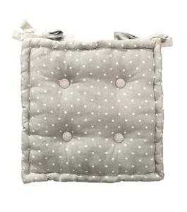 Подушка на сиденье Today Charme, 40x1x40 см, светло-серый