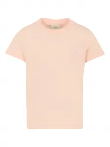 Футболка с логотипом FENDI KIDS, нейтральный