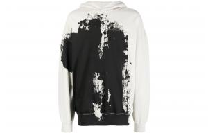 Худи из хлопка с эффектом краски A-COLD-WALL*, черный