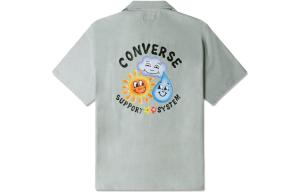 Мужская рубашка Converse, серый/зеленый