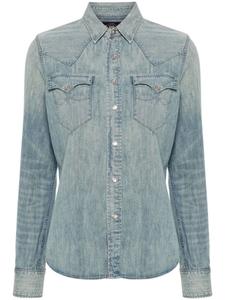 Ralph Lauren RRL джинсовая рубашка в стиле вестерн, синий