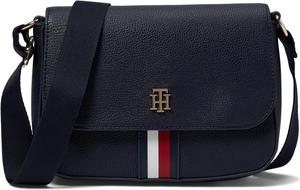 Сумка-кроссбоди Tommy Hilfiger Ruby II Flap из ПВХ Pebble, Tommy Navy