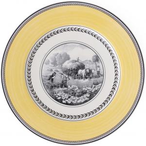 Тарелка Villeroy & Boch Audun, 30,7 см, желтый/черный