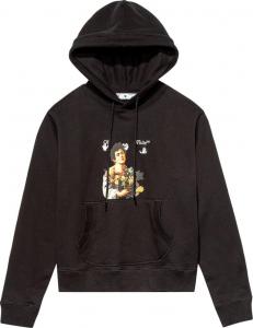 Худи Off-White Caravaggio Boy Slim Fit Hoodie 'Black/White', черный