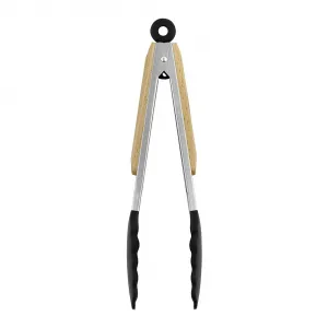 Щипцы из нержавеющей стали и дерева Market de Bra, черный