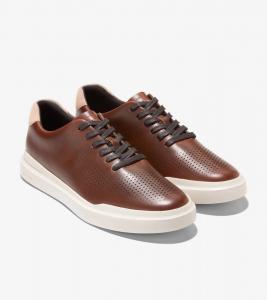 Cole Haan GrandPrÃ¸ Rally Laser Cut C38963 Mens 11.5 Acorn Leather Shoes ZPO3709, коричневый