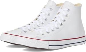 Кроссовки Converse Chuck Taylor All Star Leather High Top Sneaker, цвет White Leather