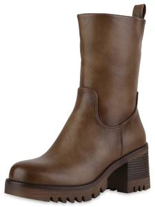 Ботильоны VAN HILL Klassische Stiefeletten Galatea, хаки