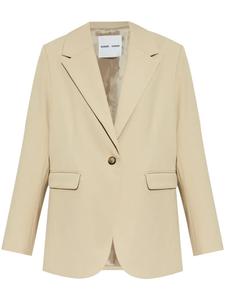 SAMSOE SAMSOE блейзер оверсайз, нейтральный