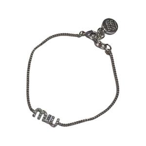 Медный сплав Браслеты Women's Steel/Teal MIU MIU, steel/teal