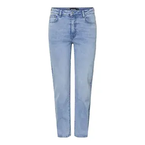 Джинсы Pieces Bella Tappered Ankle Fit Lb306S high waist, синий