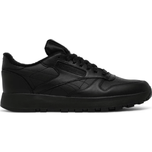 Кроссовки maison margiela x classic leather tabi 'black' Reebok, черный