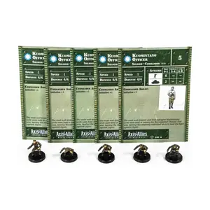 Гоминьдановский офицер (U) x5, Axis & Allies - Collectible Miniatures Game - Set #2 Singles